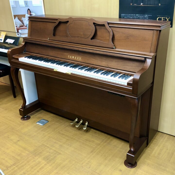 中古アップライトピアノ【ヤマハ/YF101WSB】消音機能付き 愛知サロンの画像
